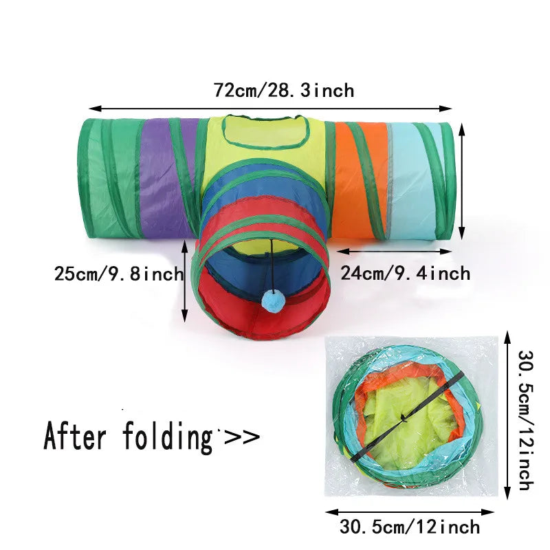 FOLDABLE CAT TUNNEL